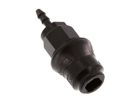 Laiton DN 5 Manchon d'accouplement d'air 4 mm Pilier de tuyau