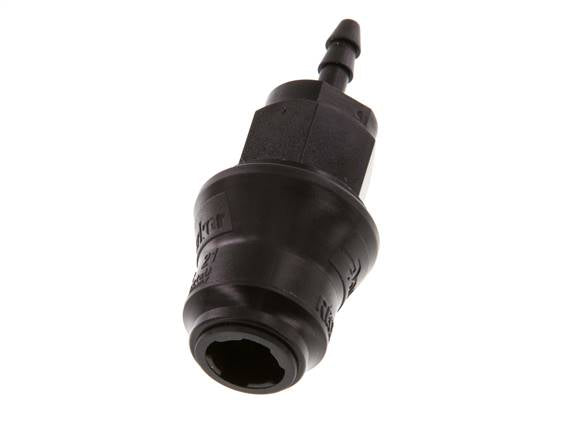 Laiton DN 5 Manchon d'accouplement d'air 4 mm Pilier de tuyau