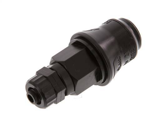 Coupleur d'air DN 5 en laiton Prise femelle 6x8 mm Écrou union