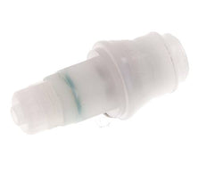 PVDF DN 5 Manchon d'accouplement 6x8 mm Écrou-raccord