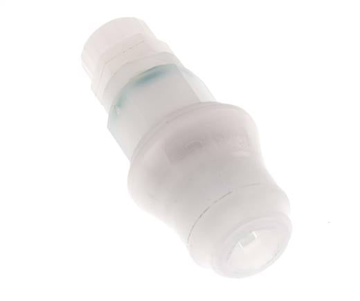 PVDF DN 5 Manchon d'accouplement 6x8 mm Écrou-raccord