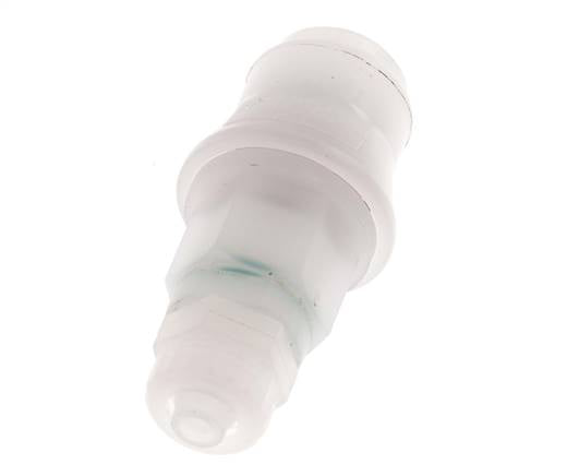 PVDF DN 5 Manchon d'accouplement 6x8 mm Écrou-raccord