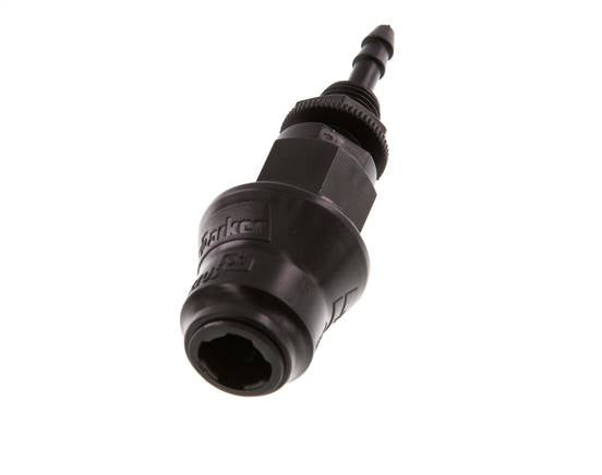 Laiton DN 5 Manchon d'accouplement pour air 4 mm Pilier de tuyau Bulkhead