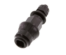 Laiton DN 5 Coupleur d'air douille 6x8 mm écrou union Bulkhead