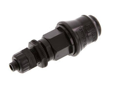 Laiton DN 5 Coupleur d'air douille 6x8 mm écrou union Bulkhead