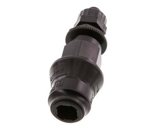 Laiton DN 5 Coupleur d'air douille 6x8 mm écrou union Bulkhead