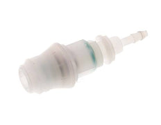 PVDF DN 5 Manchon d'accouplement 4 mm Pilier de tuyau Bulkhead