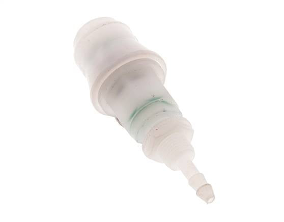 PVDF DN 5 Manchon d'accouplement 4 mm Pilier de tuyau Bulkhead