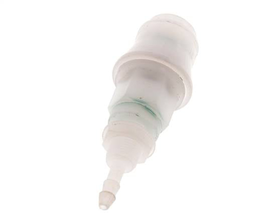 PVDF DN 5 Manchon d'accouplement 4 mm Pilier de tuyau Bulkhead
