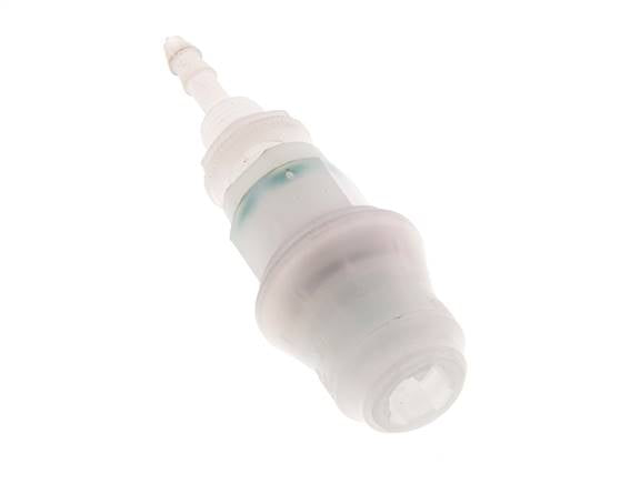 PVDF DN 5 Manchon d'accouplement 4 mm Pilier de tuyau Bulkhead