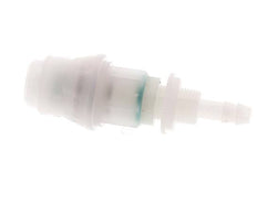 PVDF DN 5 Manchon d'accouplement 6 mm Pilier de tuyau Bulkhead