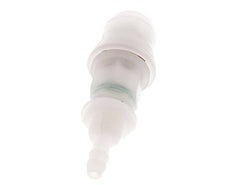PVDF DN 5 Manchon d'accouplement 6 mm Pilier de tuyau Bulkhead