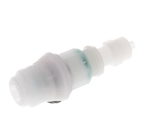 PVDF DN 5 Accouplement femelle 4x6 mm Union Nut Bulkhead