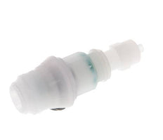 PVDF DN 5 Accouplement femelle 4x6 mm Union Nut Bulkhead