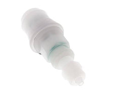PVDF DN 5 Accouplement femelle 4x6 mm Union Nut Bulkhead