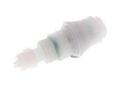 PVDF DN 5 Accouplement femelle 4x6 mm Union Nut Bulkhead