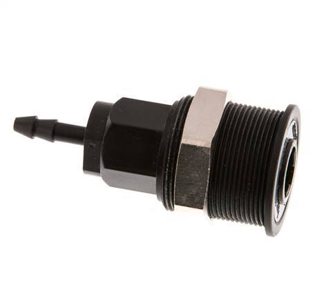 POM DN 5 Manchon d'accouplement 4 mm Pilier de tuyau Pull-Off