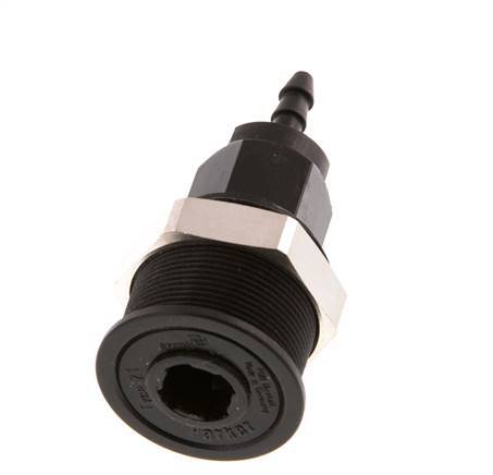 POM DN 5 Manchon d'accouplement 4 mm Pilier de tuyau Pull-Off