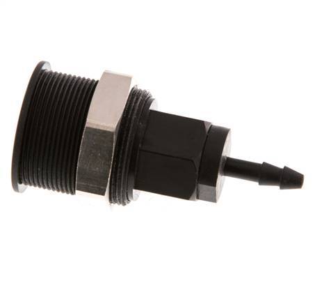 POM DN 5 Manchon d'accouplement 4 mm Pilier de tuyau Pull-Off