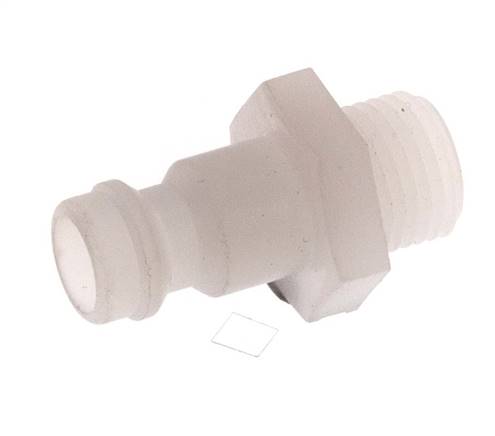 PVDF DN 5 Bouchon d'accouplement G 1/8 pouce filetage mâle