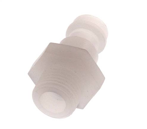 PVDF DN 5 Bouchon d'accouplement G 1/8 pouce filetage mâle