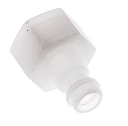 PVDF DN 5 Bouchon d'accouplement G filetage femelle 1/4 pouce