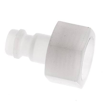 PVDF DN 5 Bouchon d'accouplement G filetage femelle 1/4 pouce