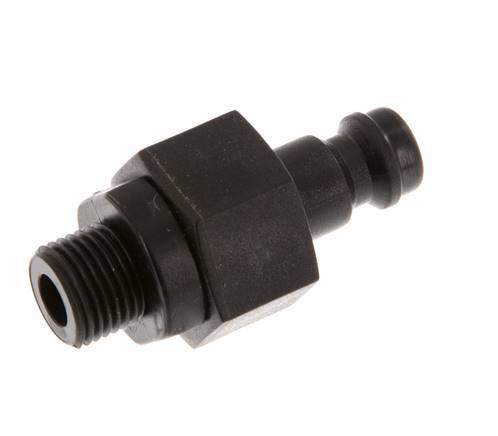 POM DN 5 Bouchon d'accouplement G 1/8 pouce filetage mâle double obturation