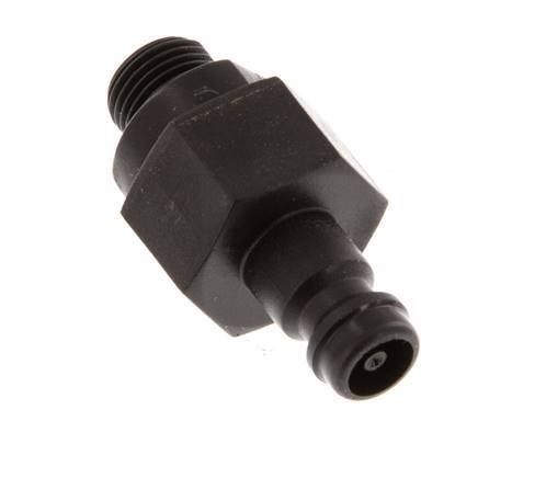 POM DN 5 Bouchon d'accouplement G 1/8 pouce filetage mâle double obturation