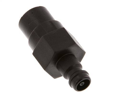 POM DN 5 Bouchon d'accouplement G 1/8 pouce filetage femelle double obturation