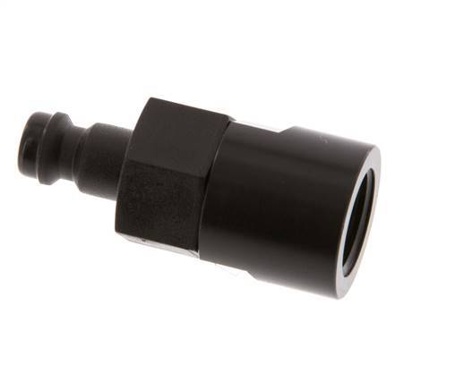 POM DN 5 Bouchon d'accouplement G 1/4 pouce filetage femelle double obturation