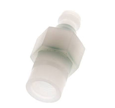 PVDF DN 5 Bouchon d'accouplement G 1/8 pouce filetage femelle double obturation