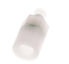 PVDF DN 5 Bouchon d'accouplement G 1/4 pouce filetage femelle double obturation