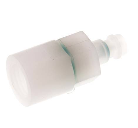 PVDF DN 5 Bouchon d'accouplement G 1/4 pouce filetage femelle double obturation