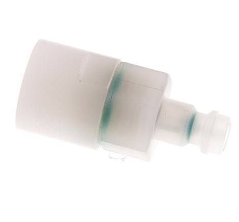 PVDF DN 5 Bouchon d'accouplement G 1/4 pouce filetage femelle double obturation