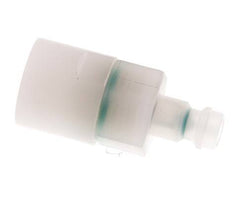 PVDF DN 5 Bouchon d'accouplement G 1/4 pouce filetage femelle double obturation