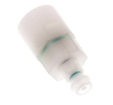 PVDF DN 5 Bouchon d'accouplement G 1/4 pouce filetage femelle double obturation