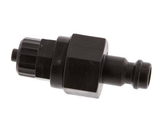 Bouchon d'accouplement d'air DN 5 en laiton 4x6 mm Union Nut double obturation