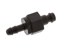 Bouchon d'accouplement d'air DN 5 en laiton 6 mm Pilier de tuyau double obturation