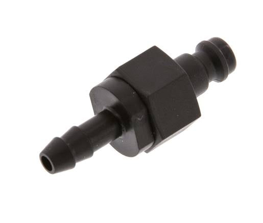 Bouchon d'accouplement d'air DN 5 en laiton 6 mm Pilier de tuyau double obturation