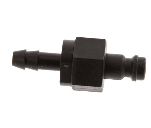 Bouchon d'accouplement d'air DN 5 en laiton 6 mm Pilier de tuyau double obturation
