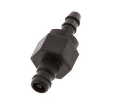 Bouchon d'accouplement d'air DN 5 en laiton 6 mm Pilier de tuyau double obturation
