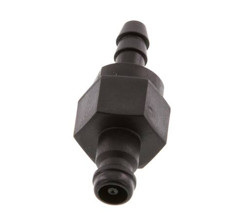 Bouchon d'accouplement d'air DN 5 en laiton 6 mm Pilier de tuyau double obturation