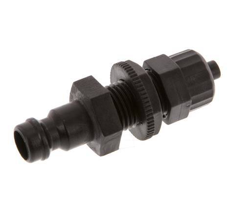 POM DN 5 Coupling Plug 4x6 mm Union Nut Bulkhead