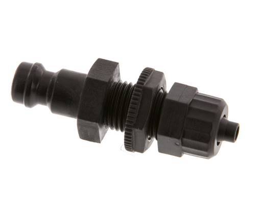 Laiton DN 5 Coupleur d'air Bouchon 4x6 mm Écrou union Bulkhead
