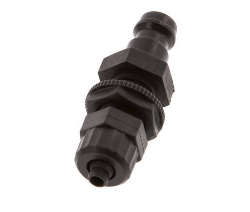 Laiton DN 5 Coupleur d'air Bouchon 4x6 mm Écrou union Bulkhead