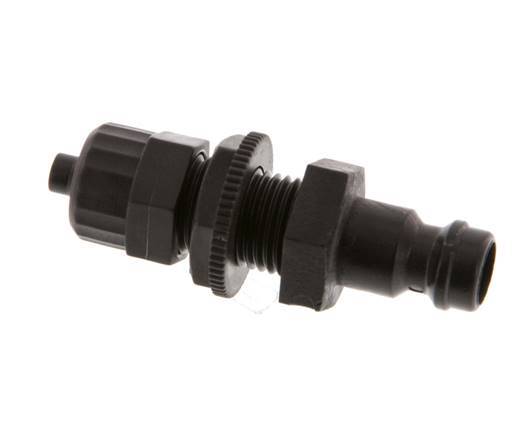 Laiton DN 5 Coupleur d'air Bouchon 4x6 mm Écrou union Bulkhead