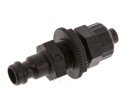 Laiton DN 5 Coupleur d'Air Bouchon 6x8 mm Écrou Union Bulkhead