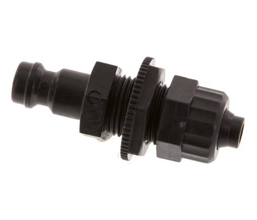 Laiton DN 5 Coupleur d'Air Bouchon 6x8 mm Écrou Union Bulkhead