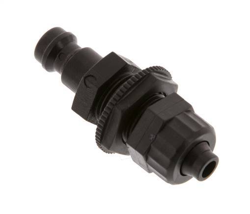 Laiton DN 5 Coupleur d'Air Bouchon 6x8 mm Écrou Union Bulkhead